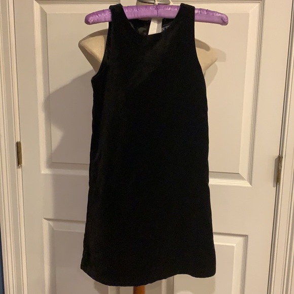 Nwots TCP black velvet dress jumper girls size 12